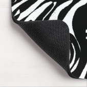 "Robot Dreams" Abstrakte Kunst im B&W Mousepad (Ecke)
