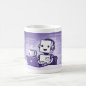Robot Drinking Coffee, Classic Mug, 11 oz Kaffeetasse (Mittel)