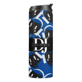 Robot Dripping Music Producer Night Club Thermosbecher