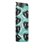 Robot Dripping Music Producer Night Club Thermosbecher (Nach rechts gedreht)