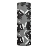 Robot Dripping Music Producer Night Club Thermosbecher (Rückseite)