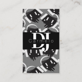 Robot Dripping Music Producer Night Club Visitenkarte