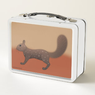Robot-Eichhörnchen-Lunchbox Metall Brotdose