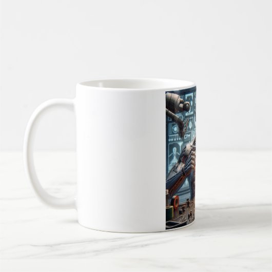 Robot Engineer Kaffeetasse (Links)