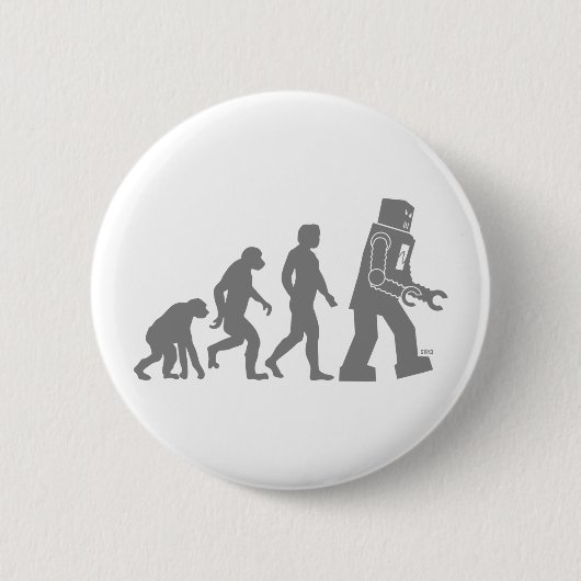 Robot-Evolution Button (Vorderseite)