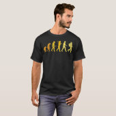 Robot Evolution Funny Science Nerds Chimp Ape T-Shirt (Vorne ganz)