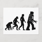 Robot Evolution Postcard Postkarte (Vorderseite)