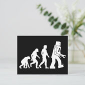 Robot Evolution Postcard Postkarte (Stehend Vorderseite)