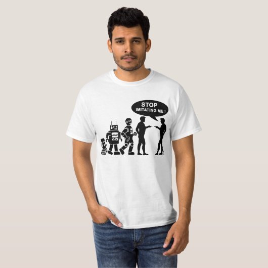 Robot-Evolution T-Shirt (Vorne ganz)