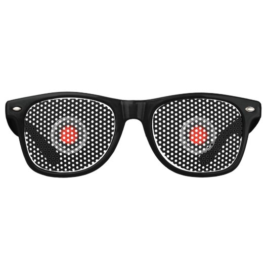 Robot Eyes Sonnenbrille (Vorderseite)