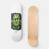 Robot Frankenstein shredder Skateboard (Vorderseite)
