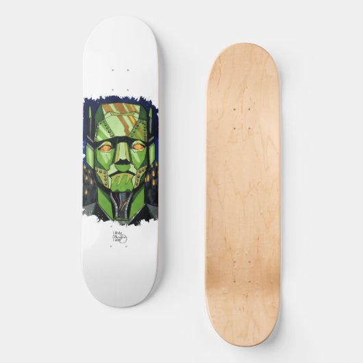 Robot Frankenstein shredder Skateboard (Vorderseite)