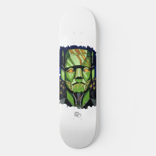 Robot Frankenstein shredder Skateboard (Vorderseite)