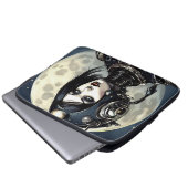 Robot Frau I Laptopschutzhülle (Vorne Knopf)