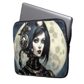 Robot Frau I Laptopschutzhülle (Vorderseite Links)