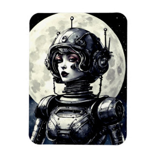 Robot Frau IV Magnet
