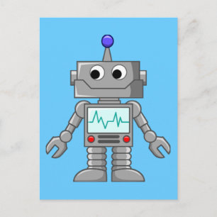 Robot Freak Postkarte