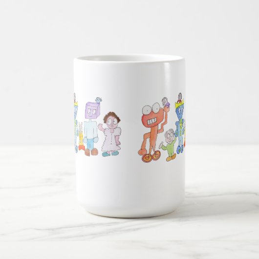 Robot Friends Kaffeetasse (Mittel)
