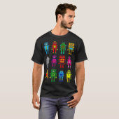 Robot Funny Robot Technology T-Shirt (Vorne ganz)