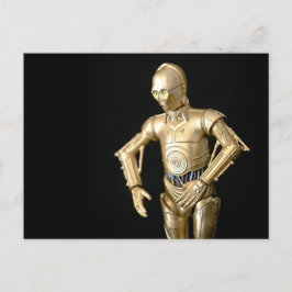 Robot für cool-Toy-Fotografie Feiertagspostkarte