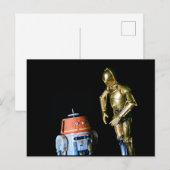 Robot für cool-Toy-Fotografie Feiertagspostkarte (Vorne/Hinten)