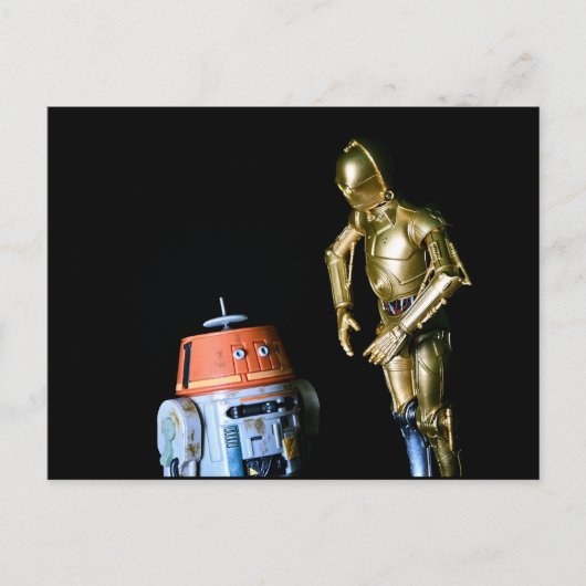 Robot für cool-Toy-Fotografie Feiertagspostkarte (Vorderseite)