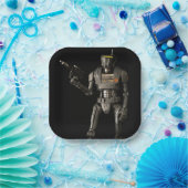 Robot für cool-Toy-Fotografie Pappteller (Party)