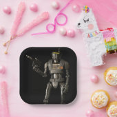 Robot für cool-Toy-Fotografie Pappteller (Party)