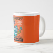 Robot Geschenke für Jubiläumsfeier oder Hochzeitsh Jumbo-Tasse (Vorderseite Rechts)