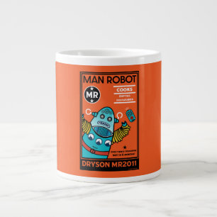 Robot Geschenke für Jubiläumsfeier oder Hochzeitsh Jumbo-Tasse