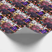 ROBOT GESCHENKPAPIER (Ecke)