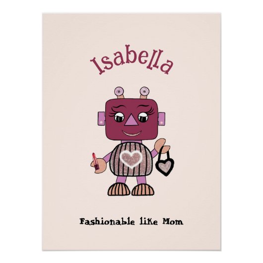 Robot Girl Poster (Vorderseite)