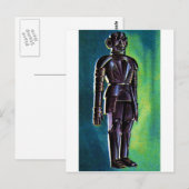 Robot Golden Age Postkarte (Vorne/Hinten)