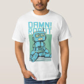 Robot-Grafik Men-T - Shirt (Vorderseite)