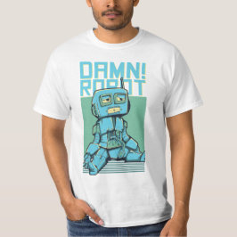 Robot-Grafik Men-T - Shirt