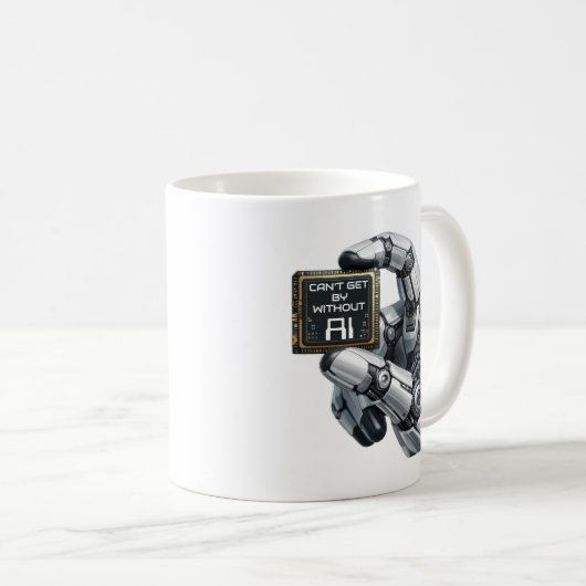 Robot Hand Kaffeetasse (VorderseiteRechts)