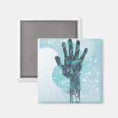 Robot Hand Magnet (Vorderseite/Rückseite)