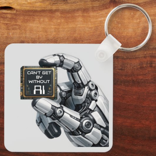 Robot Hand Schlüsselanhänger (Rückseite)