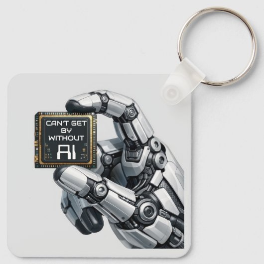 Robot Hand Schlüsselanhänger (Rückseite)