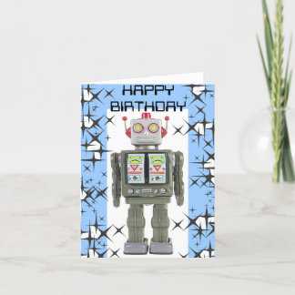 RoBoT Happy Birthday Card Karte