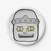 Robot Head Paper-Teller Pappteller (Vorderseite)
