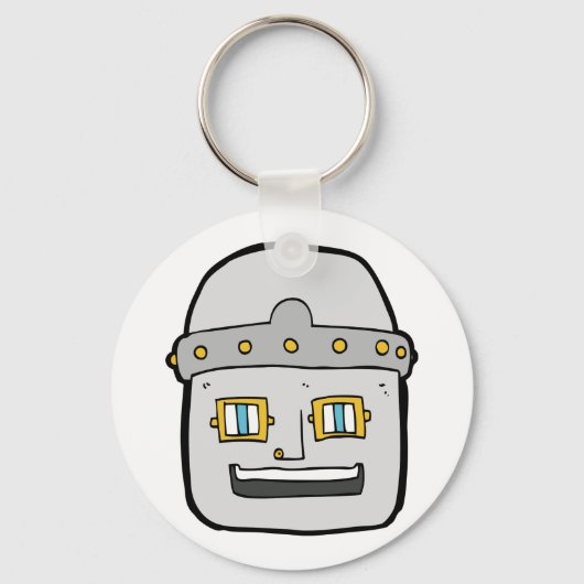Robot Head Schlüsselanhänger (Vorderseite)