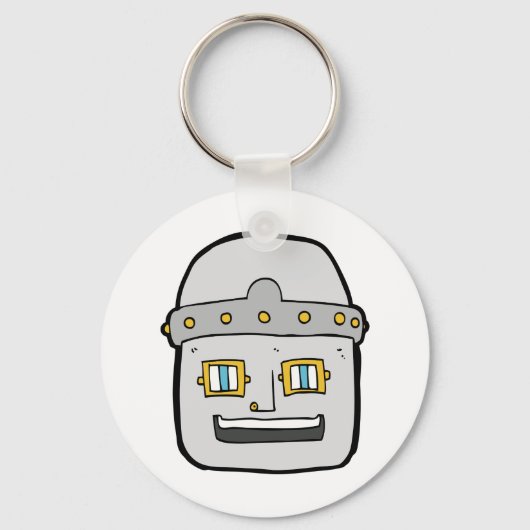 Robot Head Schlüsselanhänger (Rückseite)