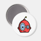 Robot Heads Magnet (Vorderseite/Rückseite)