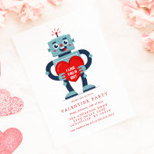 Robot Heart Niedlich Valentine's Day Party Einladung