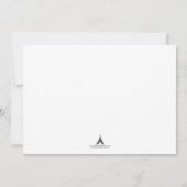 Robot-Hochzeitseinladung Einladung (Rückseite)