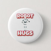 Robot Hugs Button (Vorderseite)