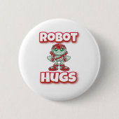 Robot Hugs Button (Vorderseite)