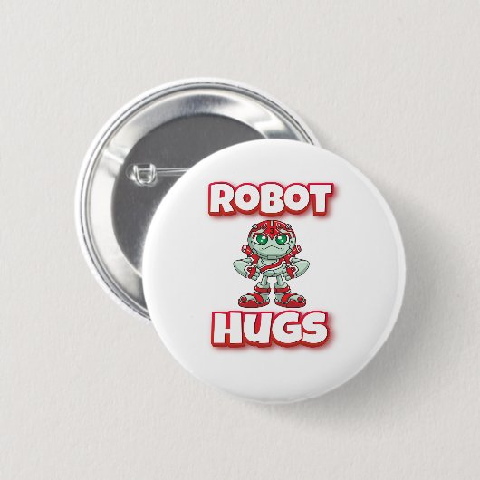 Robot Hugs Button (Vorne & Hinten)
