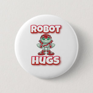 Robot Hugs Button